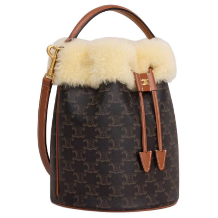 Сумка через плечо Triomphe Clara из коровьей кожи, кроссбоди для женщин, цвет Tawny CELINE, basic set (bag+dust bag) — фото 2