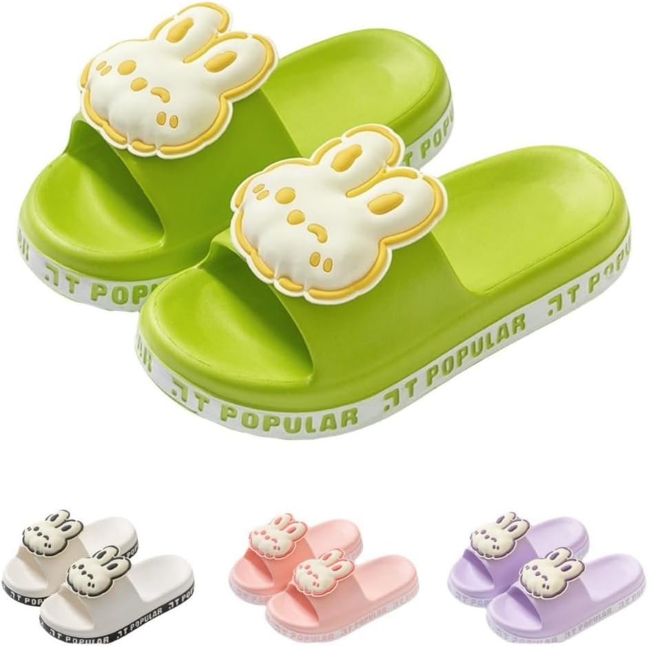 

Милые шлепанцы-зайчики для женщин Albiva, зеленый