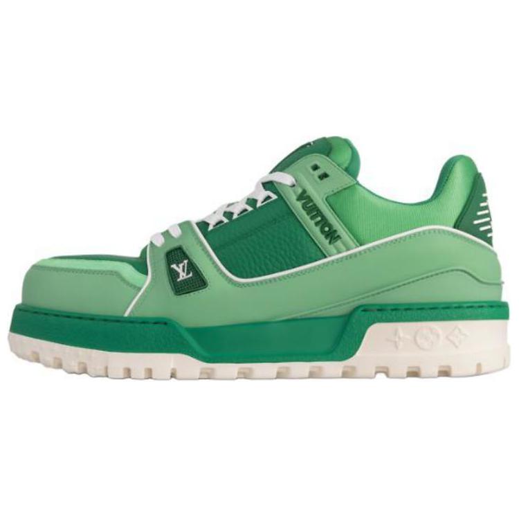 

Кроссовки для скейтбординга Trainer Maxi Low-Top, мужские, зеленые LOUIS VUITTON, Original Shoe Box Included