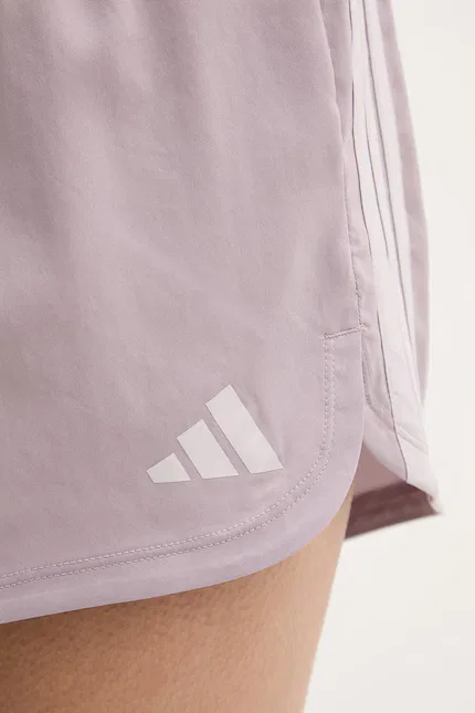 Шорты спортивные с высокой талией Adidas Performance, фиолетовый — фото 4