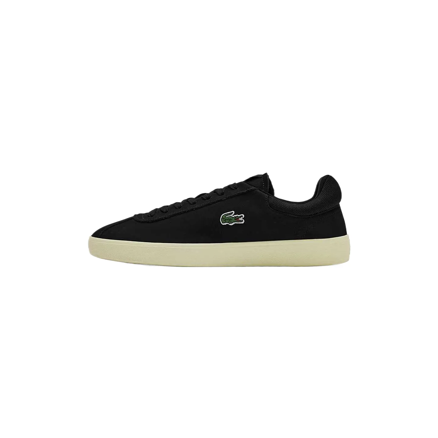 Текстильные и кожаные низкие немецкие армейские кроссовки для мужчин LACOSTE, 3e6/черный/светло-желтый