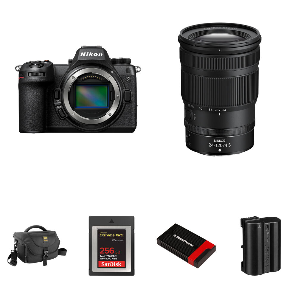 

Беззеркальная камера Nikon Z6 III Mirrorless Camera with 24-120mm f/4 Lens and