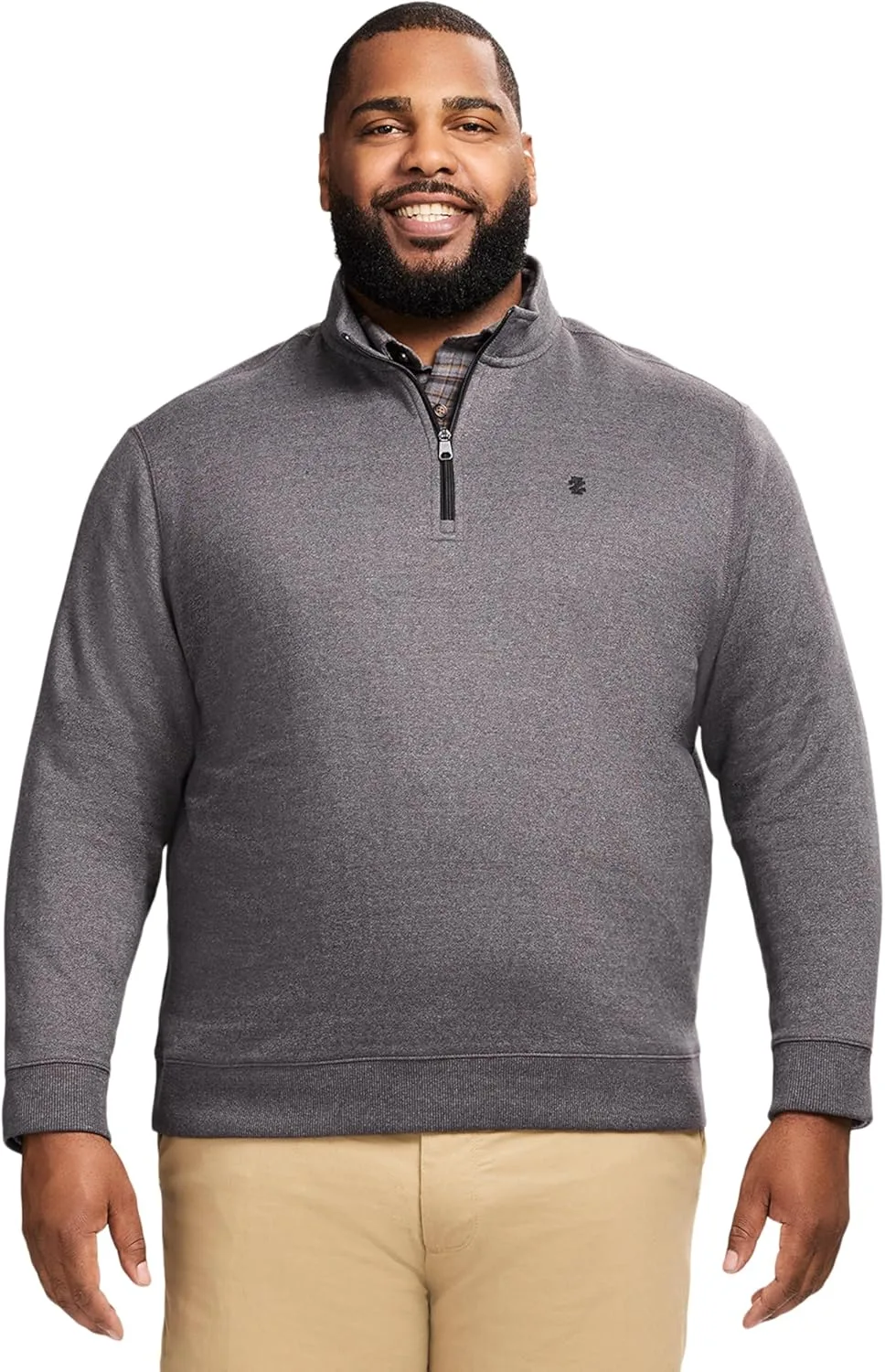 

IZOD мужская флисовая толстовка с молнией на четверть