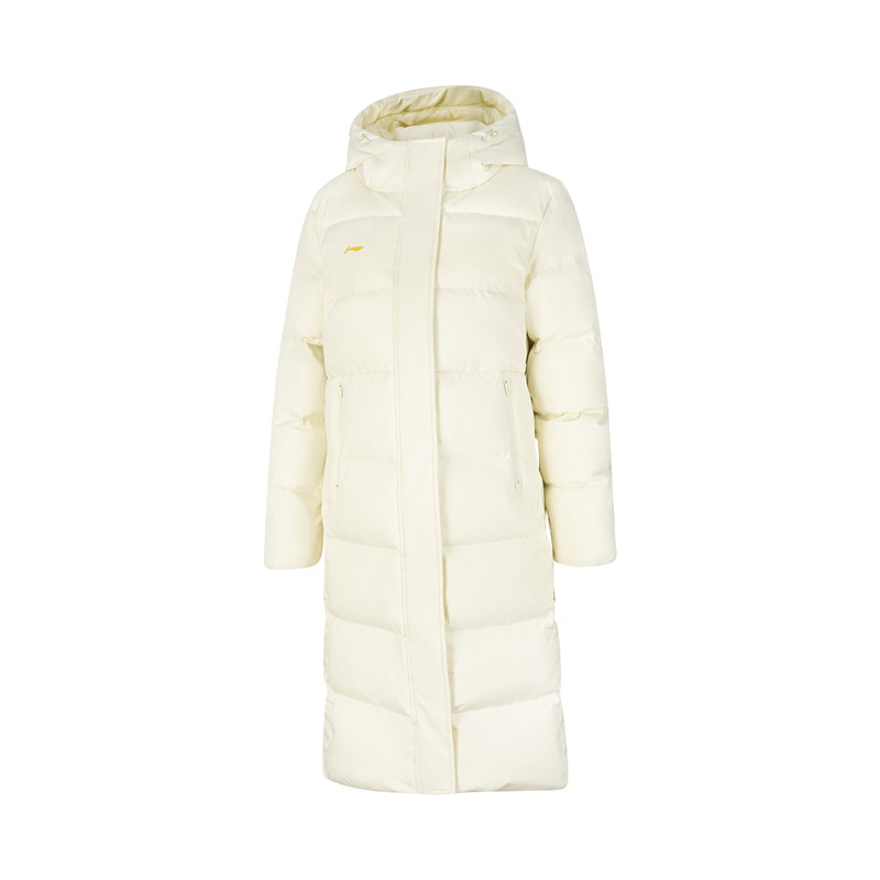 

LiNing Пуховик Женский Гель Желтый, Кремово-Желтый