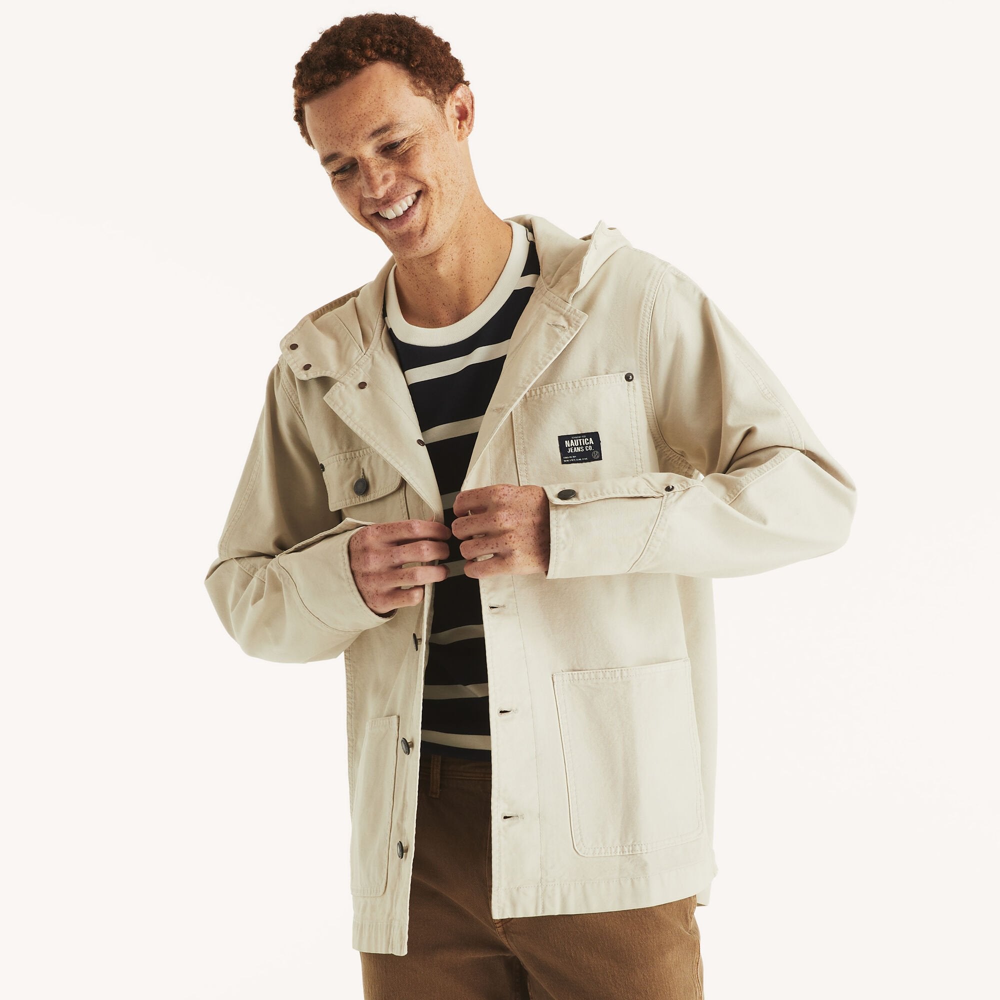 

Куртка мужская Nautica Jeans Co. Chore, цвет cement