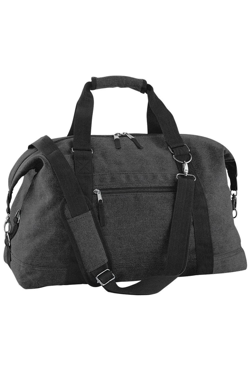 

Винтажная парусиновая дорожная сумка для переноски (30 литров) Bagbase, серый