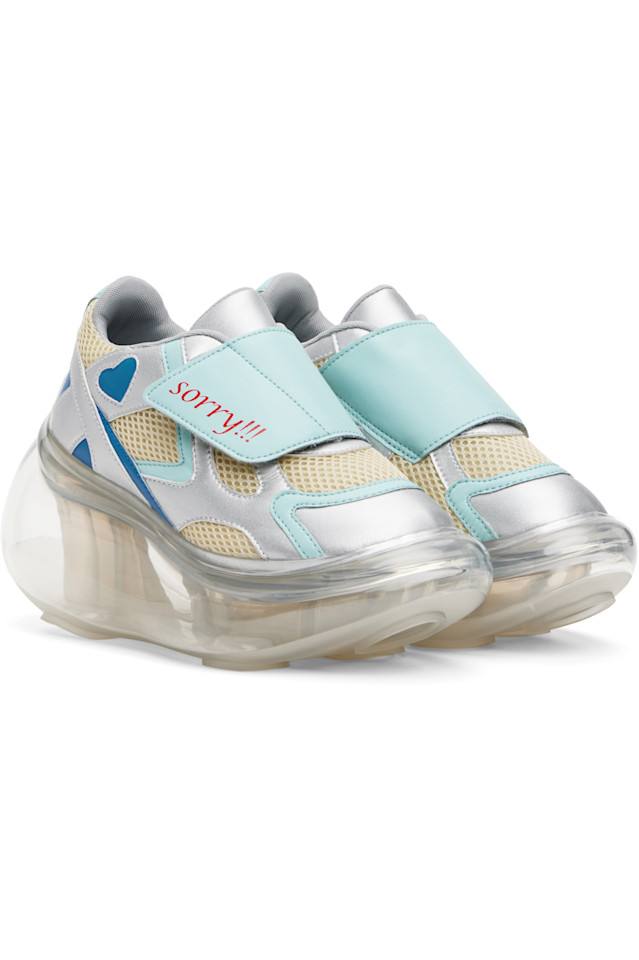 эксклюзивные Off-White Jennyfax Edition bubble sneakers от Ssense I'M Sorry By Petra Collins, цвет pastel — фото 4