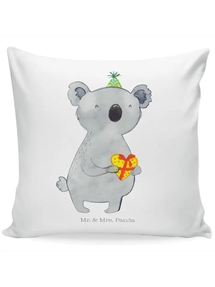 

Подушка Mr & Mrs Panda 40x40 Koala Geschenk, белый