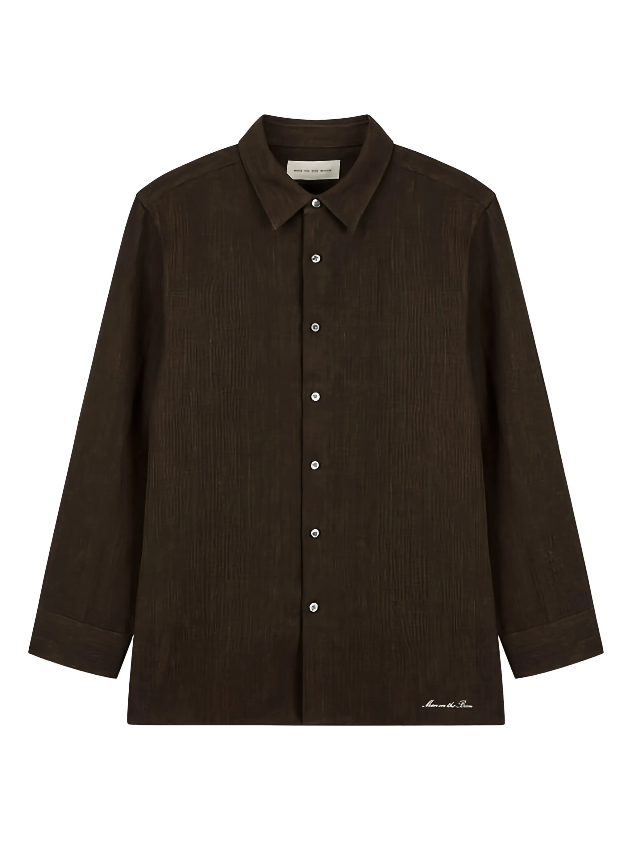 

Льняная рубашка Man On The Boon., коричневый