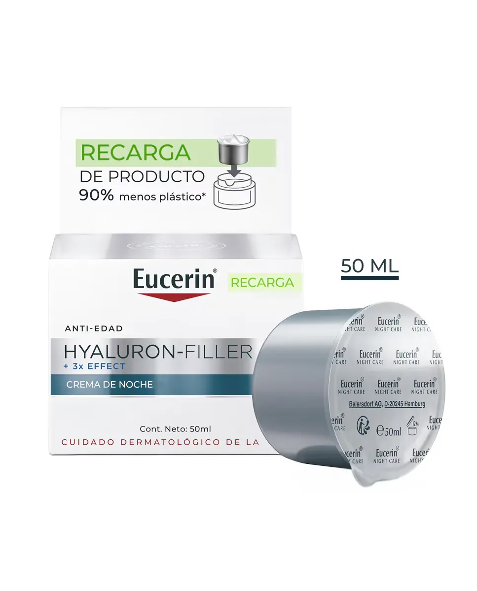 Крем для лица Eucerin — Пополнение ночного крема с гиалуроновым филлером