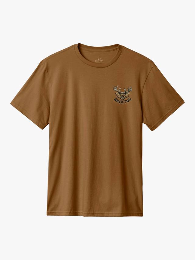 

Футболка Berick Cotton Regular Fit с короткими рукавами Brixton, Washed Copper