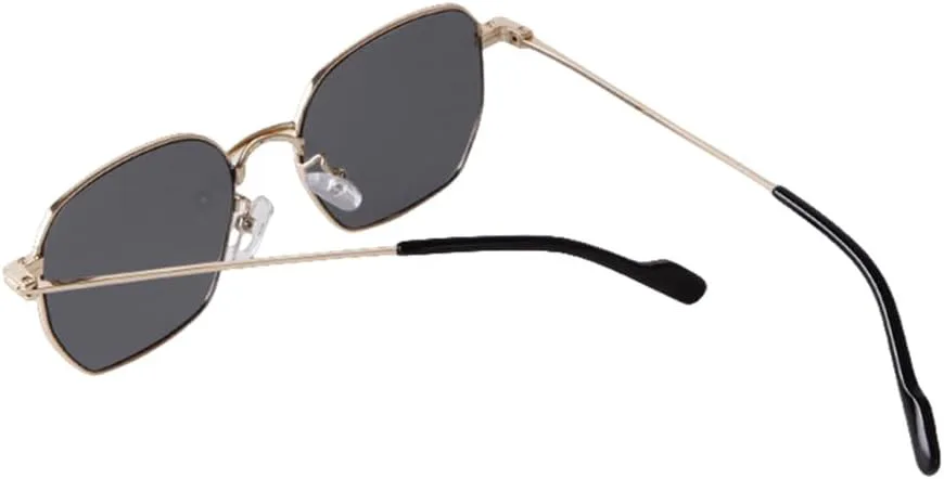 

Женские солнцезащитные очки LVTFCO Fashion в металлической оправе, стиль стимпанк, мужские очки для вождения на открытом воздухе, защита от УФ-излучения UV400, C6