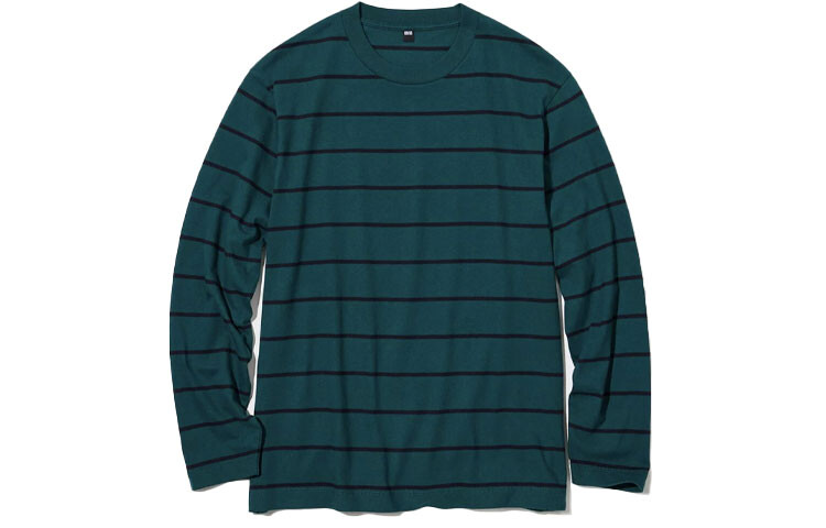 

Футболка унисекс бирюзовая Uniqlo, бирюзовый