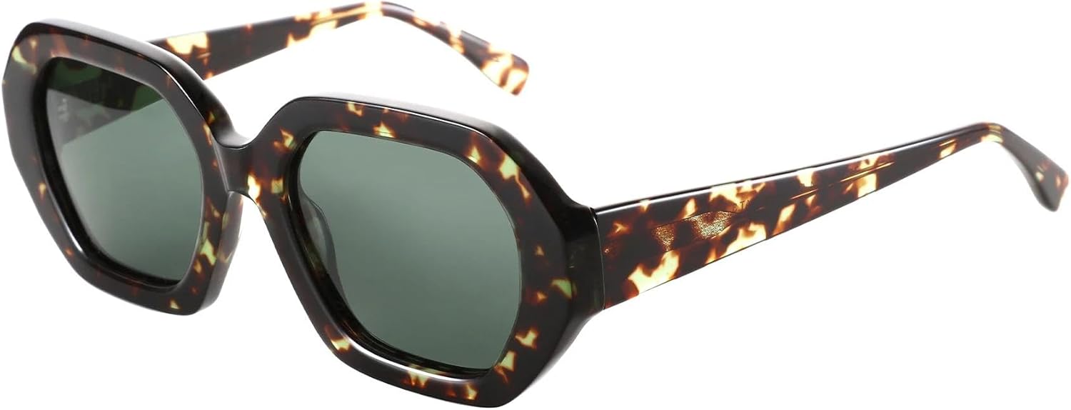 

Солнцезащитные очки с защитой от УФ-излучения UV400 | Сверхлегкая толстая оправа | Линзы ярких цветов для занятий спортом на открытом воздухе и вождения DSVIGF, 004 Green Lens