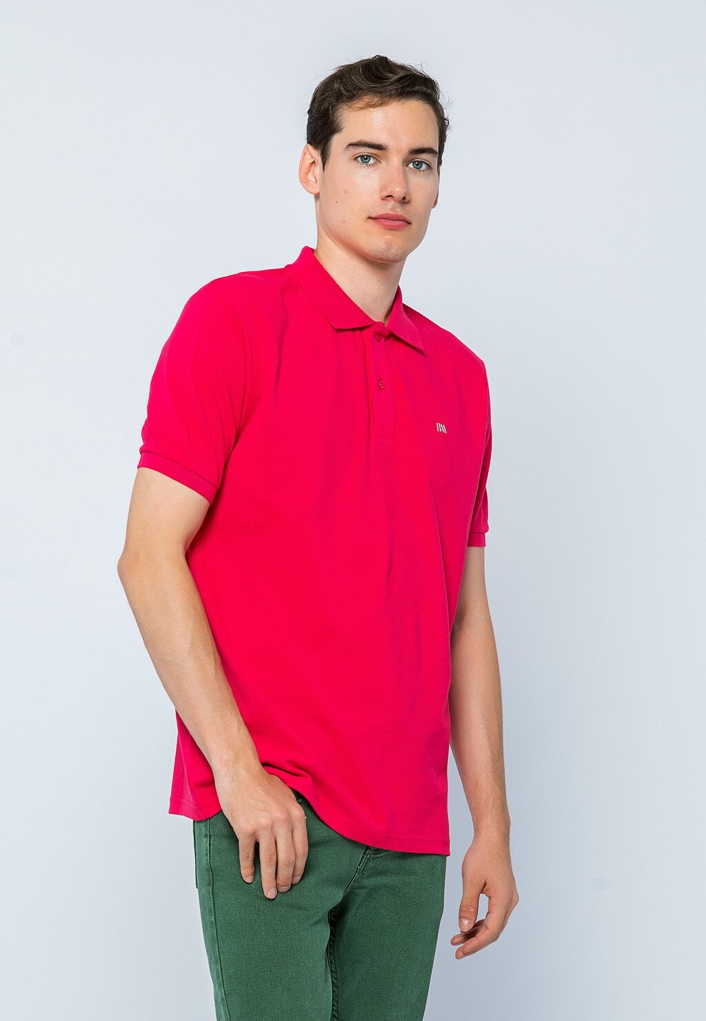 

Рубашка поло SHORT SLEEVE CASUAL Basics and More, розовый