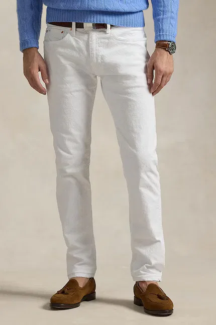 Джинсы Polo Ralph Lauren, белый — фото 2