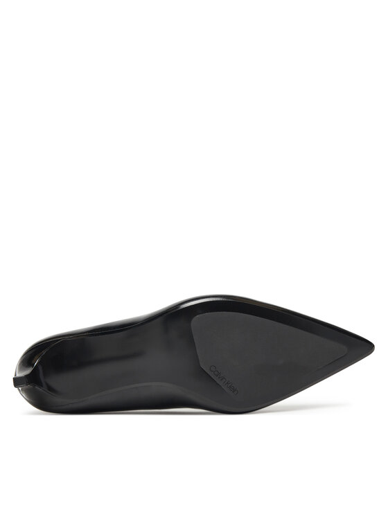 Туфли на высоком каблуке Ess Stiletto 70 Shiny Lth HW0HW02828 Calvin Klein, чёрный — фото 4