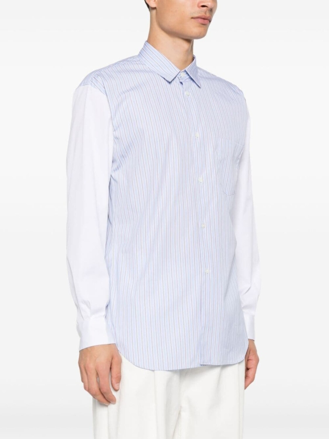 

Comme Des Garçons Shirt рубашка в полоску, синий