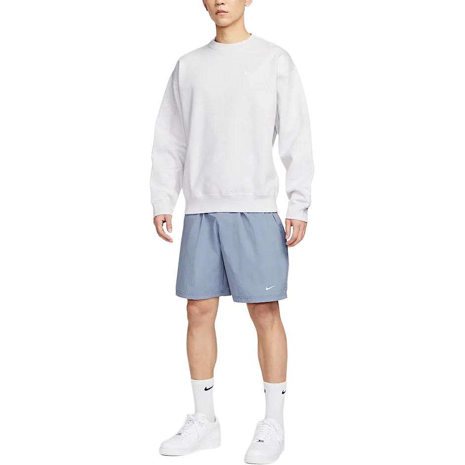 Nike Шорты Casual Solo Swoosh мужские Gray Slate Blue — фото 2
