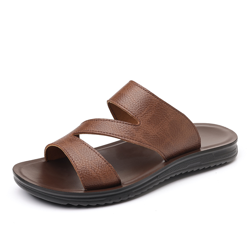 

Износостойкие сандалии-слайдеры для мужчин EGCHI, коричневый