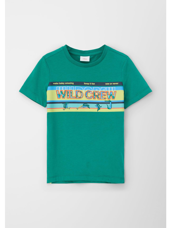 

Футболка s.Oliver, зеленый