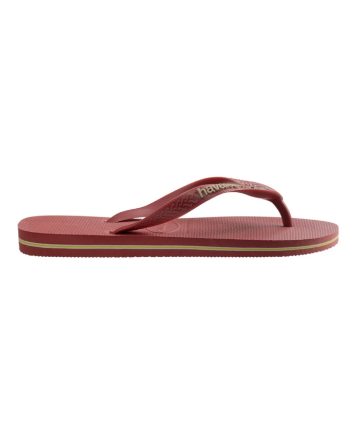 

Шлепанцы с бразильским флагом Havaianas, красный