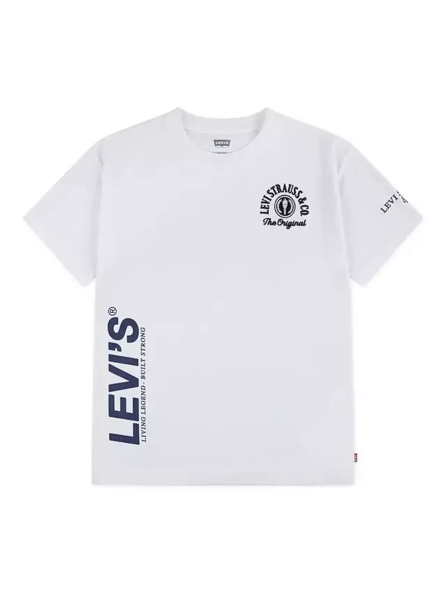 Детская футболка Urban Prep, ярко-белая Levi's