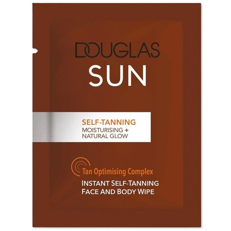

Средство для загара sun self-tanning face and body wipe Douglas Collection, количество 1 шт.