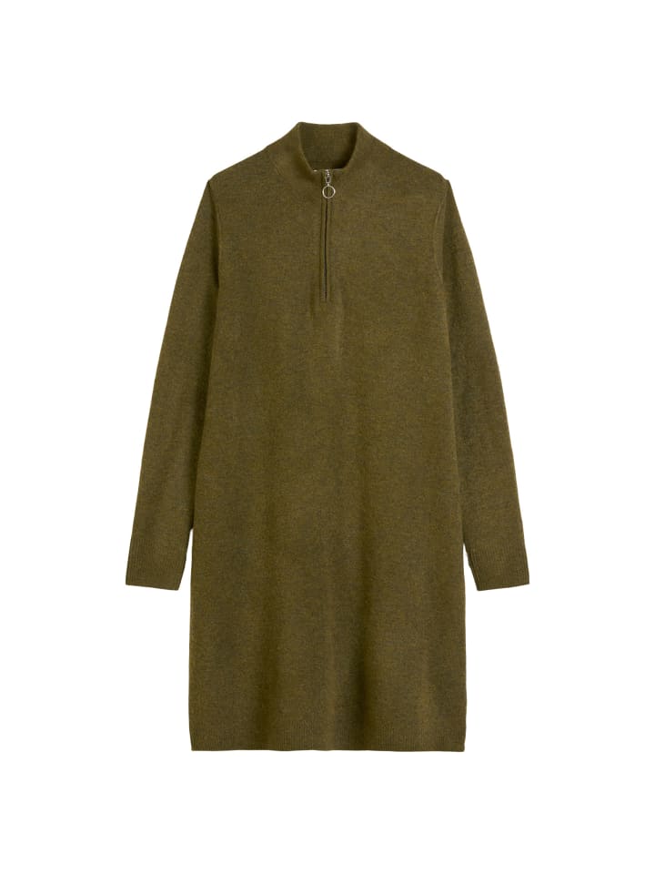 

Marc O'Polo DENIM Вязаное платье в стиле Тройер, стандартный размер, темно-зеленый меланж