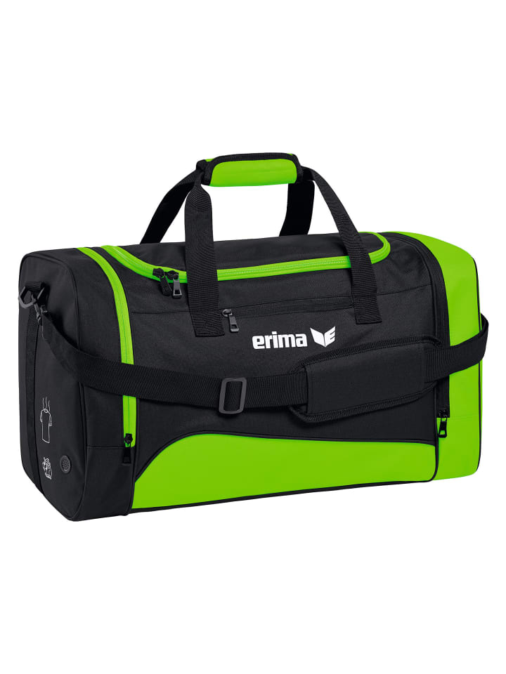

Спортивная сумка erima, цвет green gecko/schwarz, Зеленый, Спортивная сумка erima, цвет green gecko/schwarz