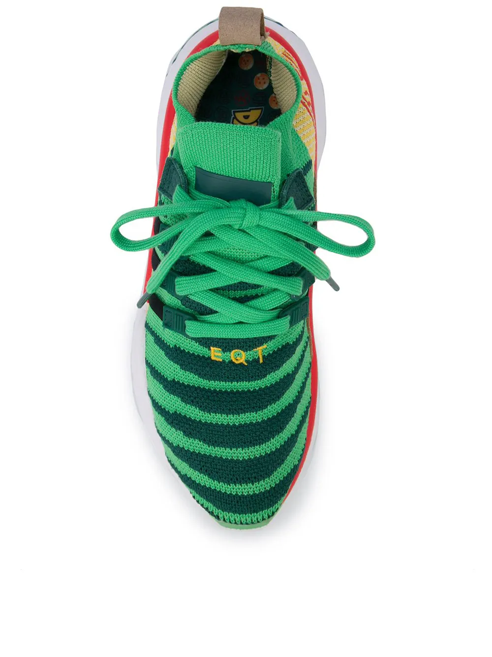 Кроссовки Dragonball Z EQT Support Mid ADV Primeknit adidas, зеленый — фото 4