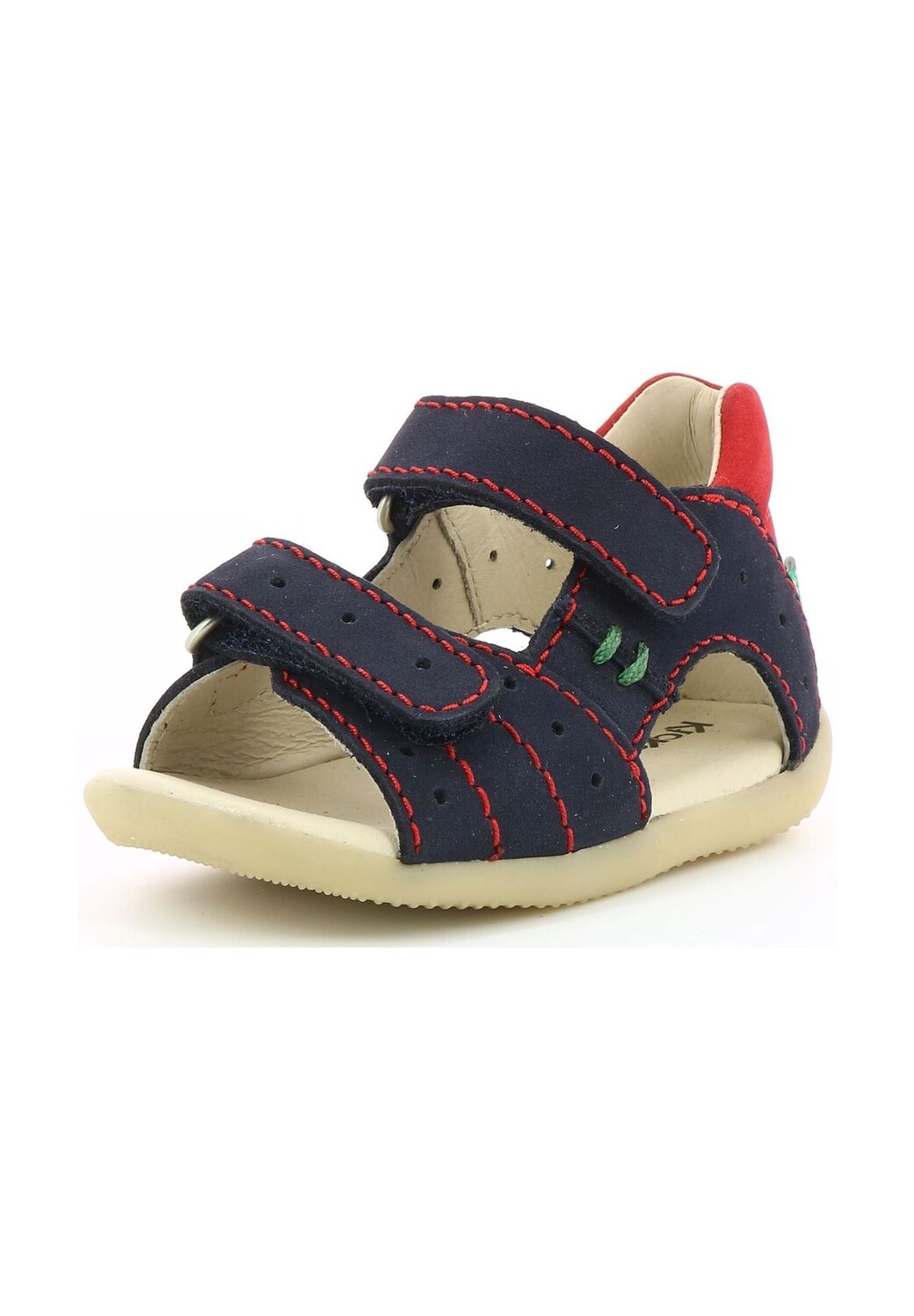 

Сандалии из нубука KicKers, цвет Navy/rot
