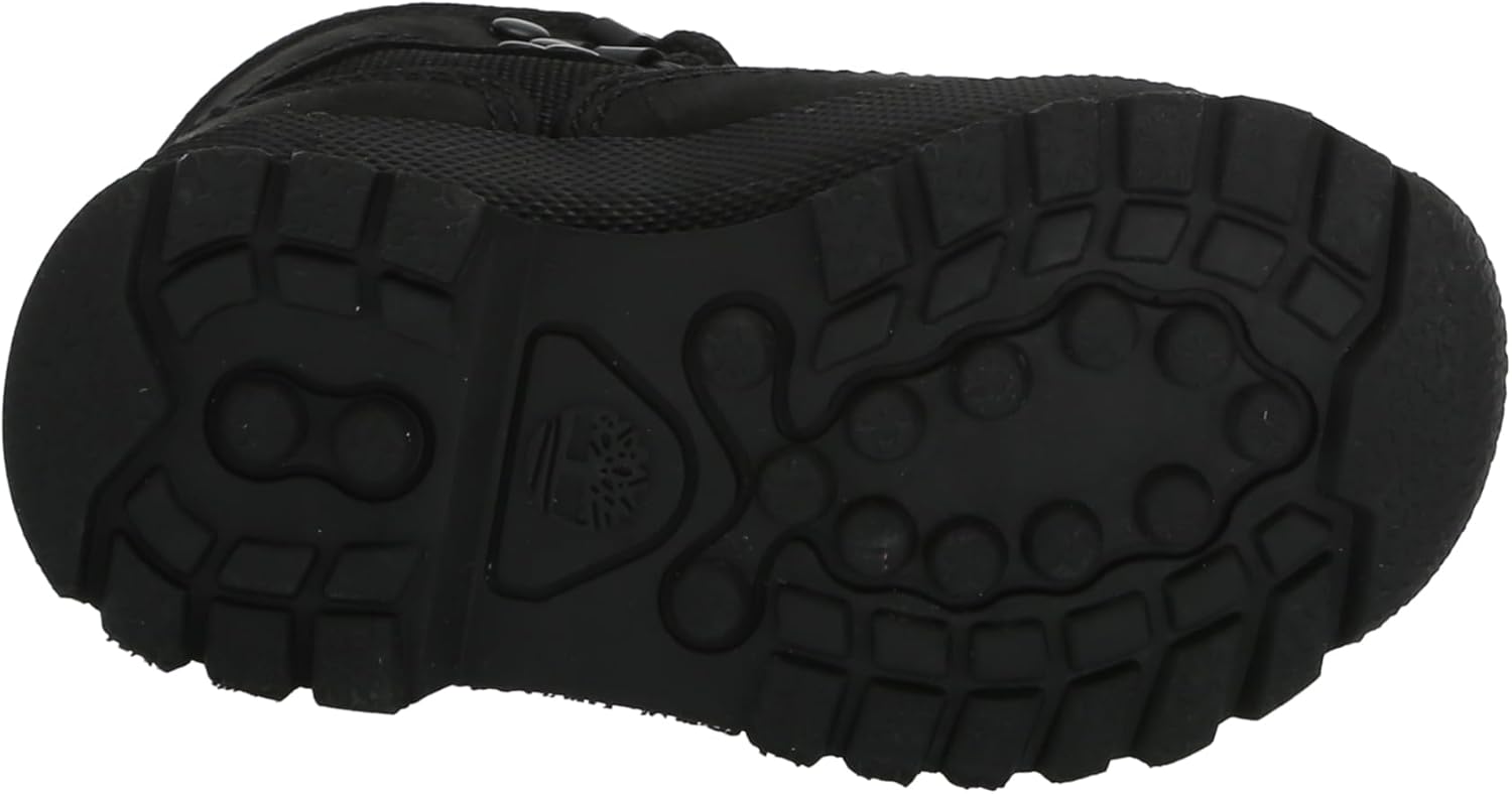 Ботинки Timberland для мальчиков Euro Hiker Mid со шнуровкой для походов, черный — фото 4