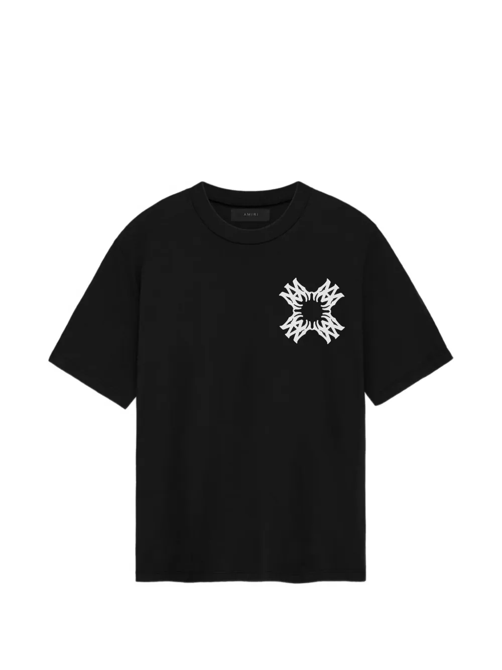 

Футболка с монограммой Ma Quad и круглым вырезом Amiri, черный