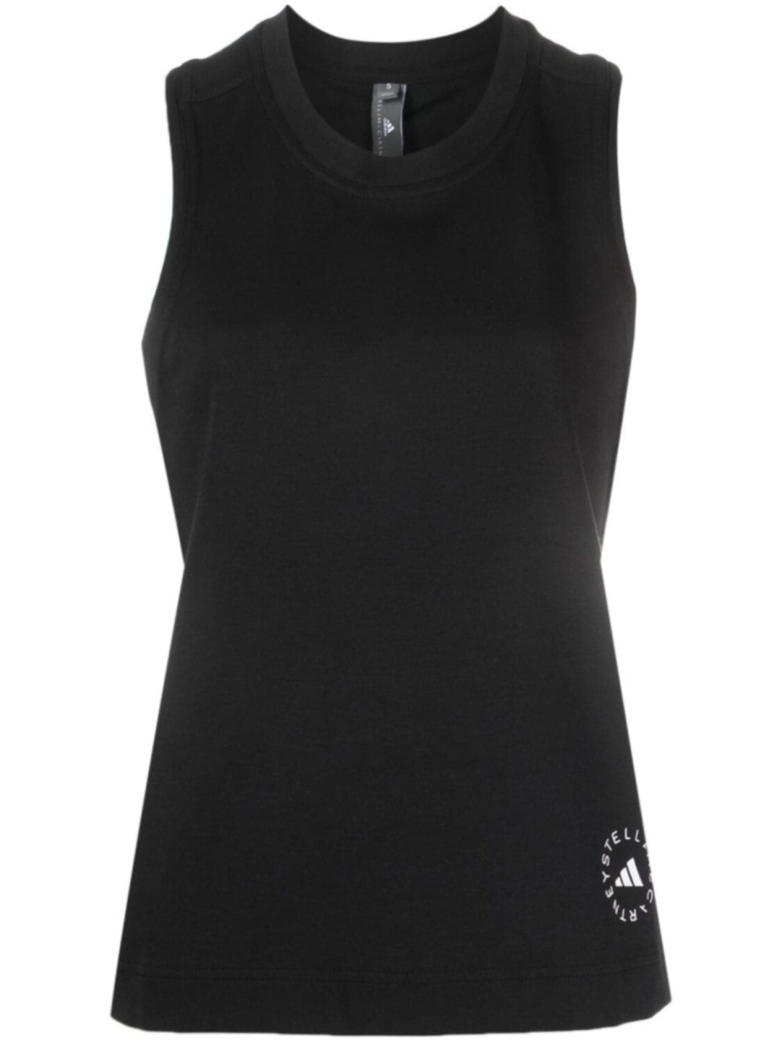 

Топ с логотипом adidas by Stella McCartney, черный
