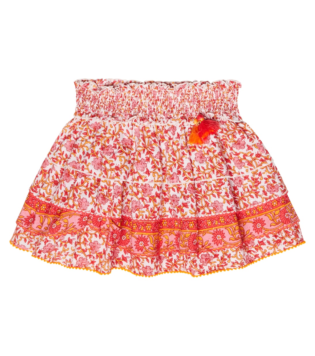 

Юбка Ариэль с цветочным принтом Poupette St Barth Kids, Pink Mistral
