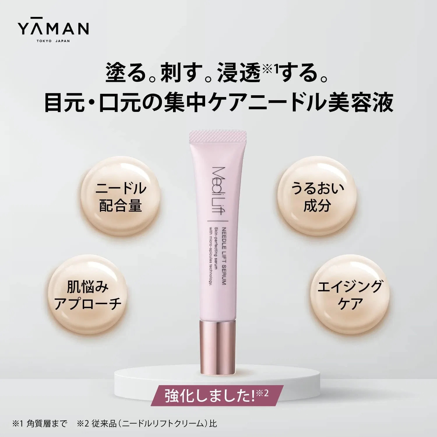 Сыворотка YAMAN — Для лица с микроиглами YA-MAN MediLift Needle Lift Serum, 18 г — фото 2