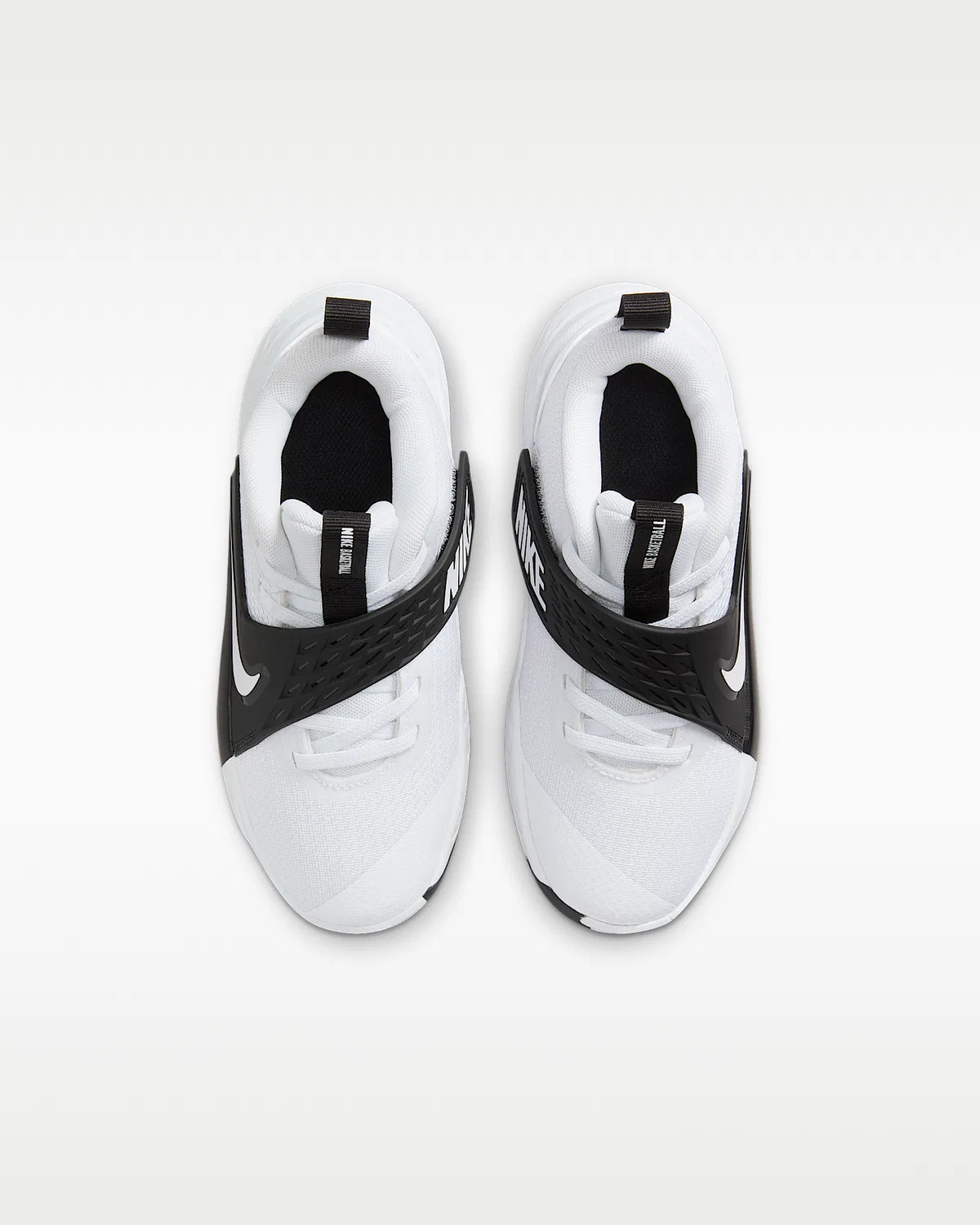 Детские кроссовки Nike Team Hustle D 12, White/Black/White — фото 4