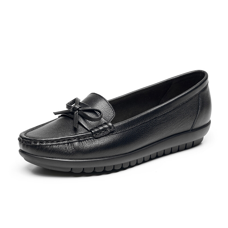 Туфли женские повседневные Women's Casual Shoes Women's Black Aokang