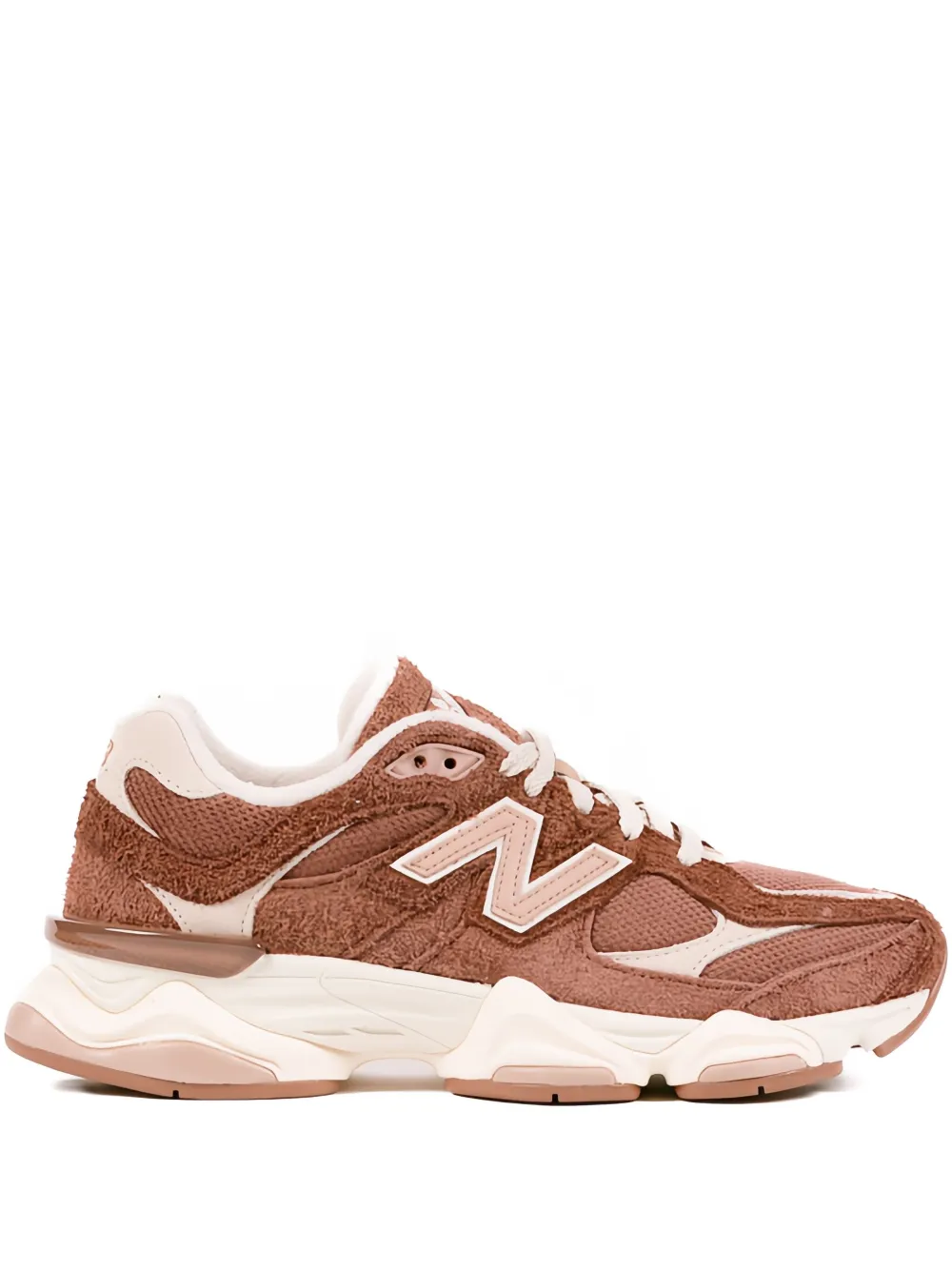 

Кроссовки 9060 из разных материалов New Balance, коричневый