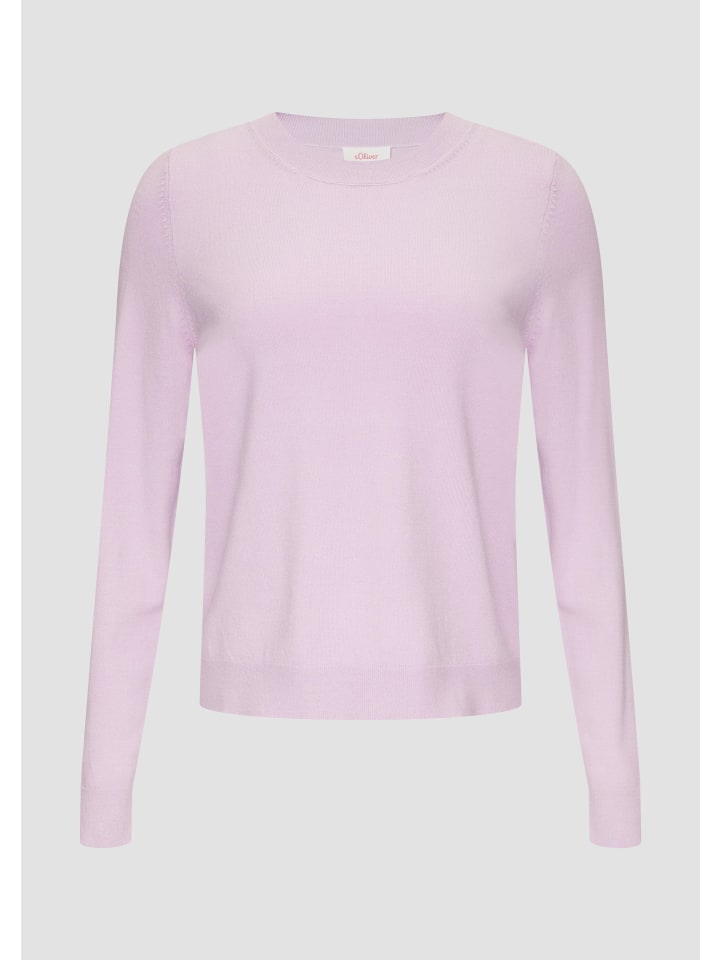 

s.Oliver Вязаный свитер цвета 4703_лаванда