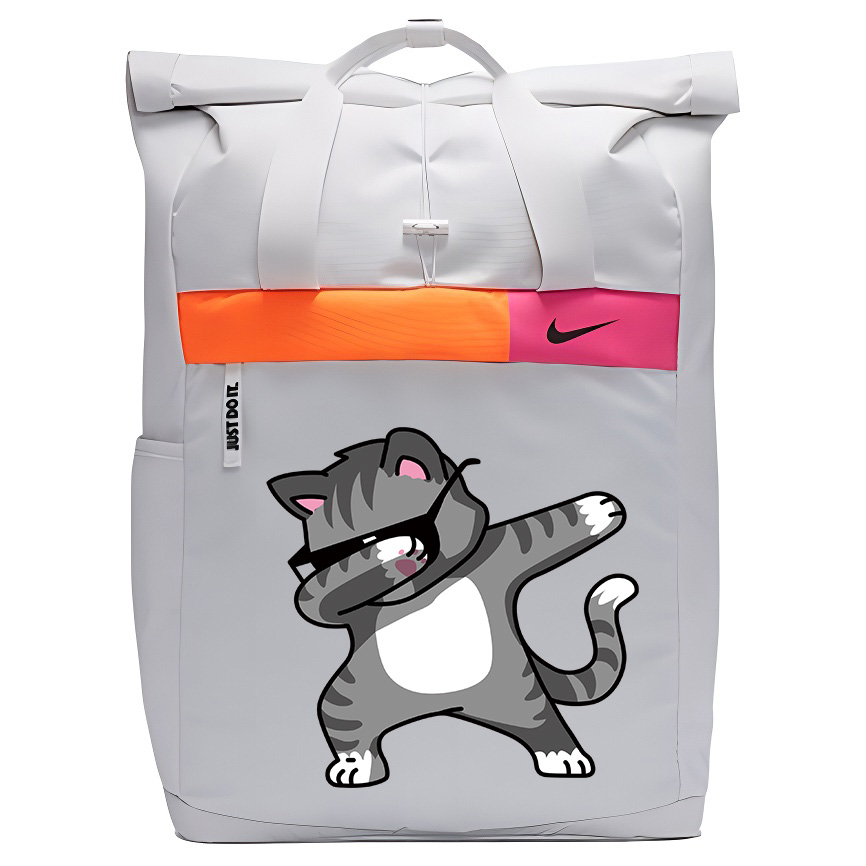 

Nike Тканевый рюкзак с принтом унисекс белый, Cool and stylish