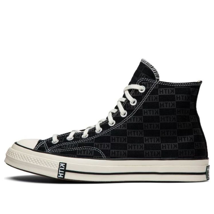 

Кроссовки Converse Kith x Chuck 70 High 'Black Monogram', черный