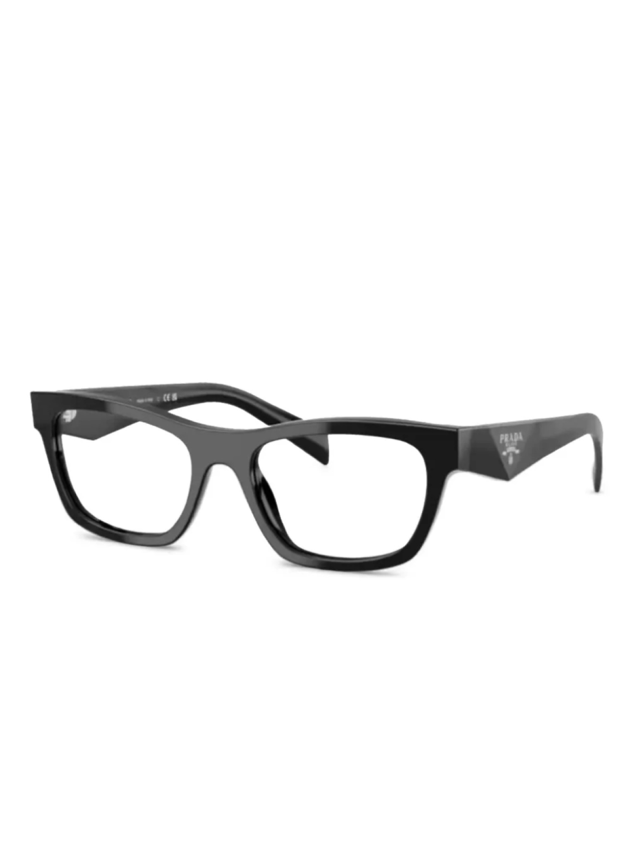 

Очки с логотипом Prada Eyewear, черный
