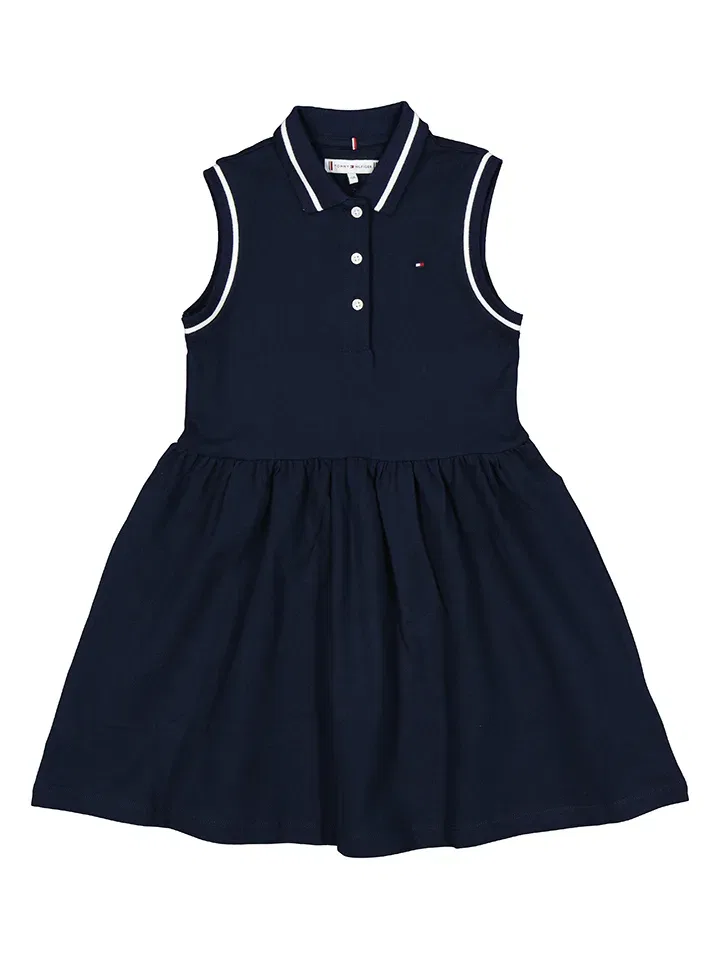 Платье хлопковое Tommy Hilfiger, темно-синий