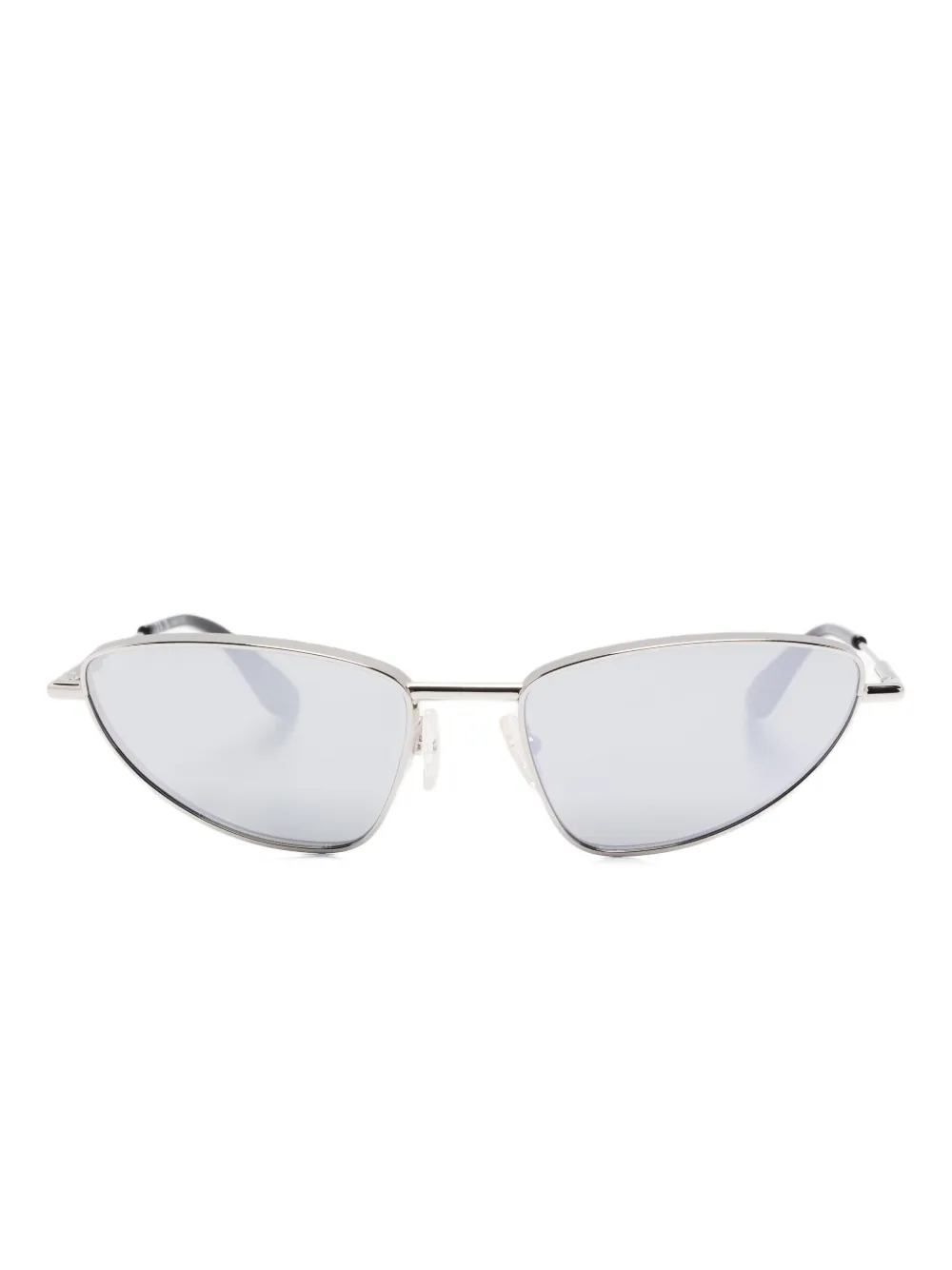 

Солнцезащитные очки в форме "кошачий глаз" Alexander Mcqueen, серебряный