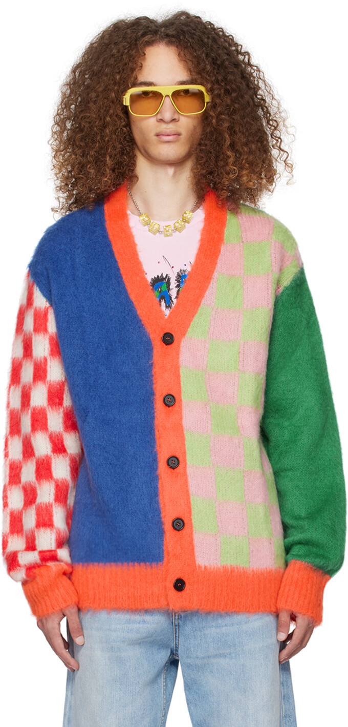 

SSENSE Эксклюзивный кардиган Marni, цвет Multicolor