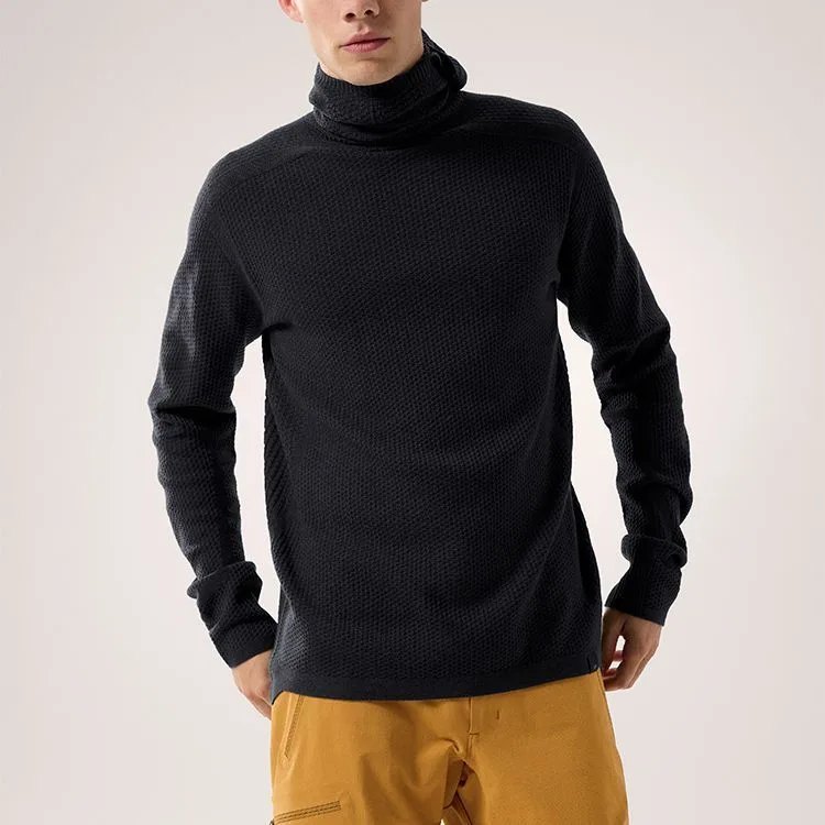 Толстовка с капюшоном из мериносовой шерсти HALLAM для мужчин Arcteryx, Pale Green/Pytheas — фото 4