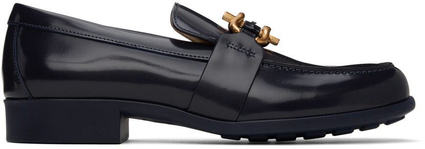 

Темно-синие лоферы Bottega Veneta Monsieur, Синий, Темно-синие лоферы Bottega Veneta Monsieur