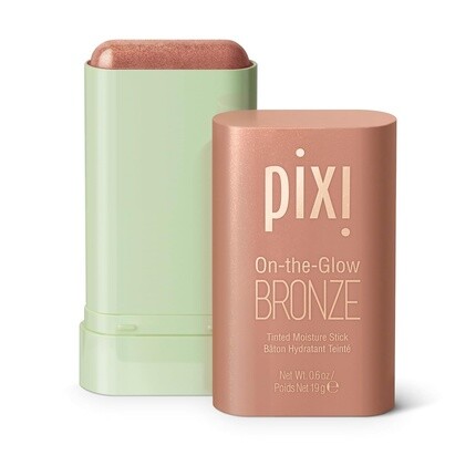 

On-the-Glow Bronze SoftGlow Увлажняющий тональный бронзер-стик с женьшенем, алоэ вера и фруктовыми экстрактами для щек и губ 19 г (0,6 унции) Без парабенов Pixi